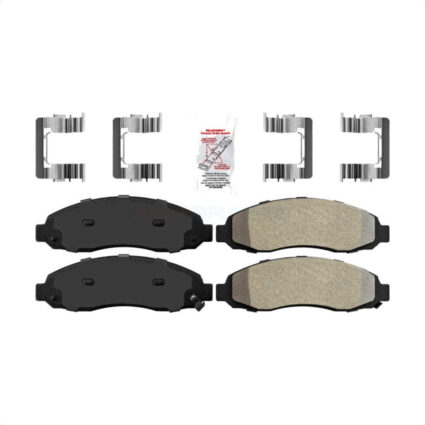 Front Semi-Metallic Disc Brake Pads NWF-PRM962 For 2003-2004 Dodge Dakota