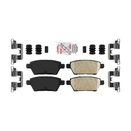Rear Ceramic Disc Brake Pads NWF-PTC1161 For Ford Fusion Mazda 6 Lincoln MKZ Zephyr Mercury Milan
