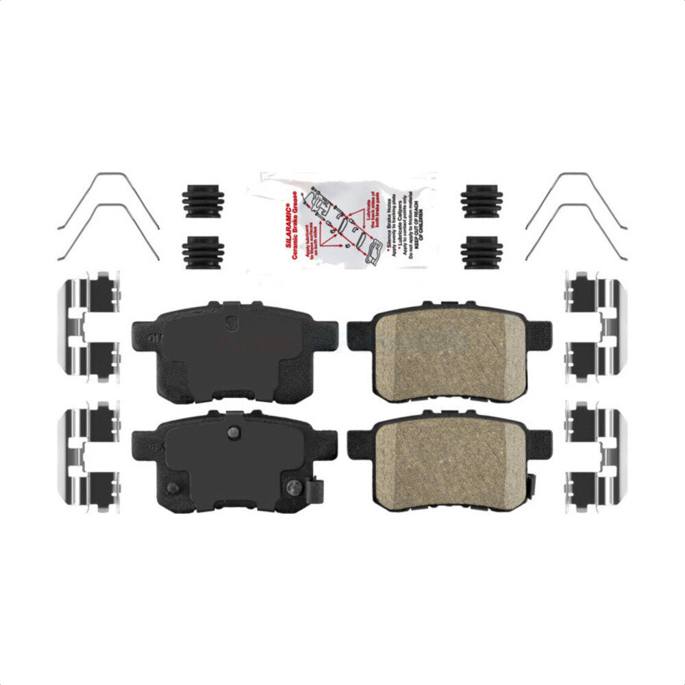Rear Ceramic Disc Brake Pads NWF-PTC1451 For Honda Accord Acura TSX