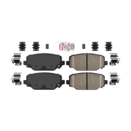 Rear Ceramic Disc Brake Pads NWF-PTC1596 For Dodge Grand Caravan Journey Chrysler Town & Country Ram