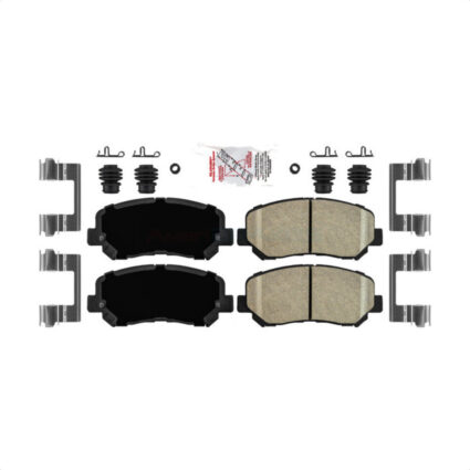 Front Ceramic Disc Brake Pads NWF-PTC1640B For 2014-2017 Jeep Cherokee With Single Piston Caliper