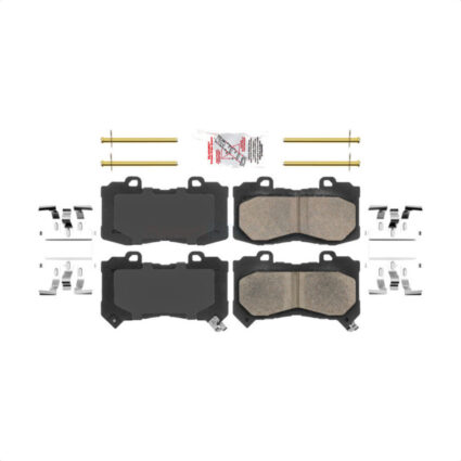 Front Ceramic Disc Brake Pads NWF-PTC1802 For 2015-2020 Chevrolet Colorado GMC Canyon