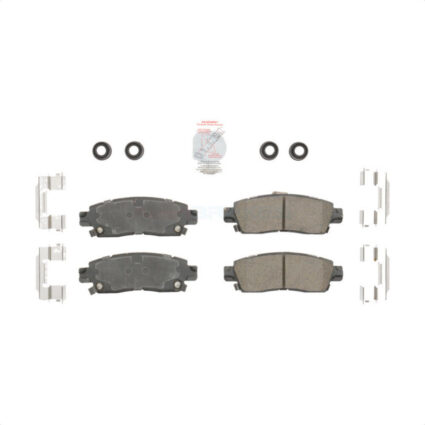 Rear Ceramic Disc Brake Pads NWF-PTC883 For GMC Chevrolet Acadia Buick Enclave Traverse Trailblazer