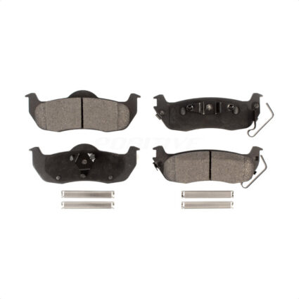 Rear Semi-Metallic Disc Brake Pads PPF-D1041 For Jeep Nissan Grand Cherokee TITAN Armada Commander