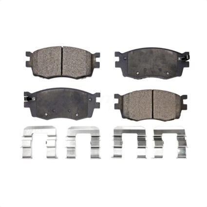 Front Semi-Metallic Disc Brake Pads PPF-D1156 For 2006-2011 Hyundai Accent Kia Rio Rio5