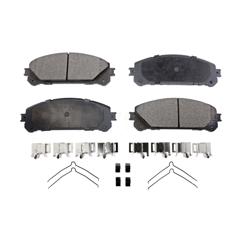Front Semi-Metallic Disc Brake Pads PPF-D1324 For Toyota Lexus Highlander Sienna RX350 Camry NX300