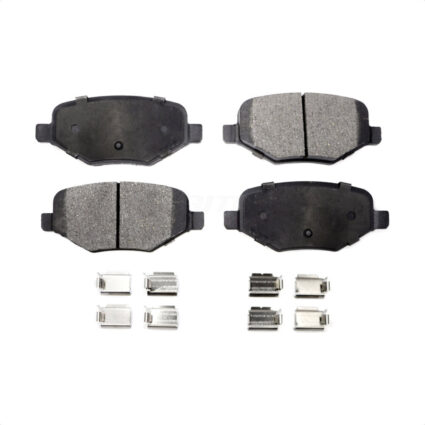Rear Semi-Metallic Disc Brake Pads PPF-D1377 For Ford Explorer Edge Flex Lincoln Taurus MKX Police