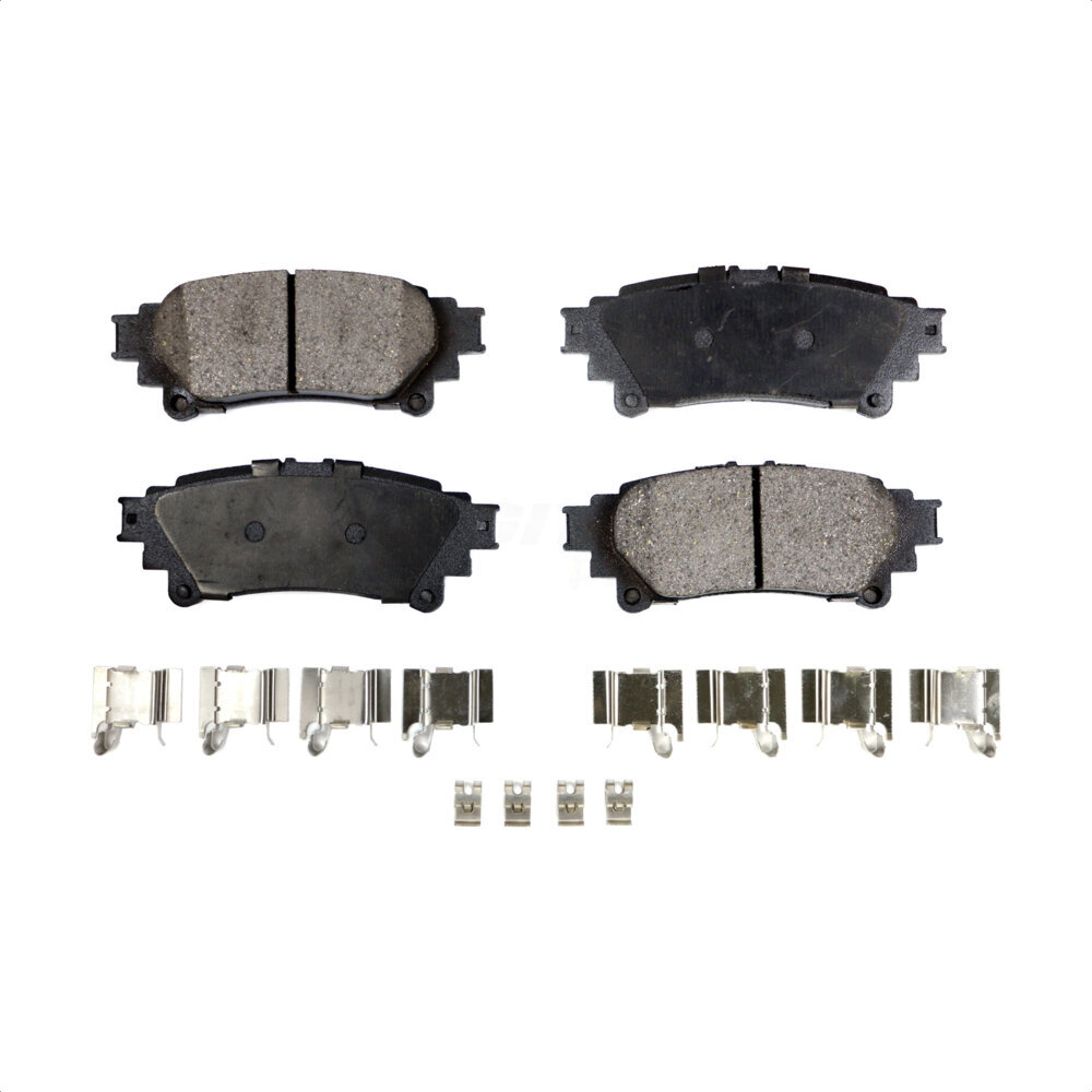 Rear Semi-Metallic Disc Brake Pads PPF-D1391 For Toyota Sienna Lexus Highlander RX350 Prius V IS300
