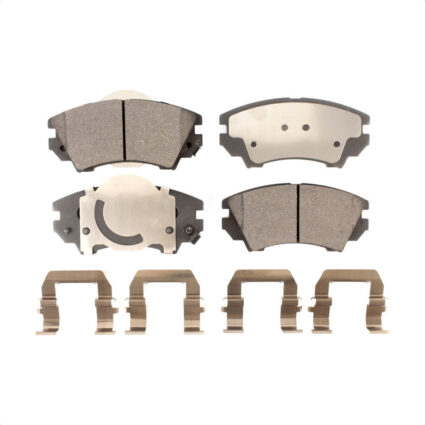 Front Semi-Metallic Disc Brake Pads PPF-D1404 For Chevrolet Camaro GMC Terrain Saab 9-5 Caprice