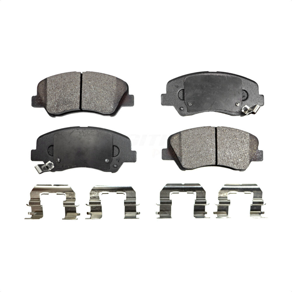 Front Semi-Metallic Disc Brake Pads PPF-D1543 For Hyundai Elantra Accent Kia Rio GT Forte Veloster