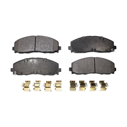 Front Semi-Metallic Disc Brake Pads PPF-D1589 For Dodge Grand Caravan Journey Jeep Wrangler Chrysler
