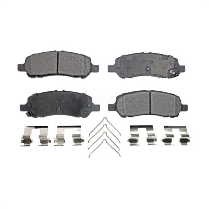 Rear Semi-Metallic Disc Brake Pads PPF-D1647 For 2013-2016 Dodge Dart