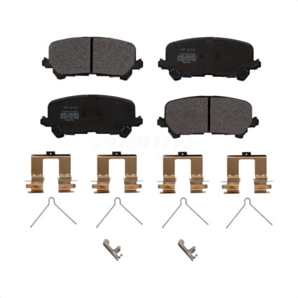 Rear Semi-Metallic Disc Brake Pads PPF-D1724 For Honda Pilot Ridgeline Acura MDX Passport