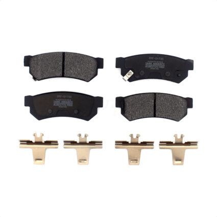 Rear Semi-Metallic Disc Brake Pads PPF-D1739 For Chevrolet Spark EV