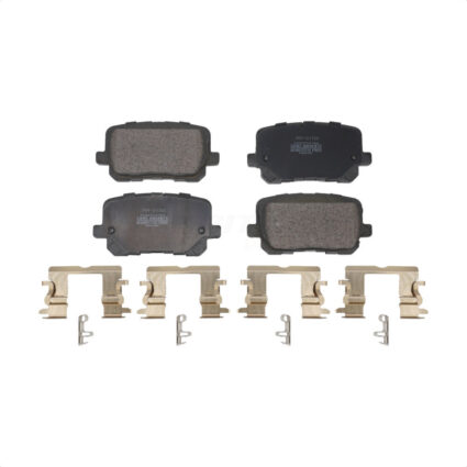 Rear Semi-Metallic Disc Brake Pads PPF-D1766 For 14-23 Dodge Charger With 370mm Diameter Front Rotor