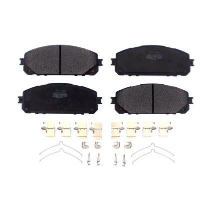 Front Semi-Metallic Disc Brake Pads PPF-D1843 For 2014-2023 Jeep Cherokee With Dual Piston Caliper