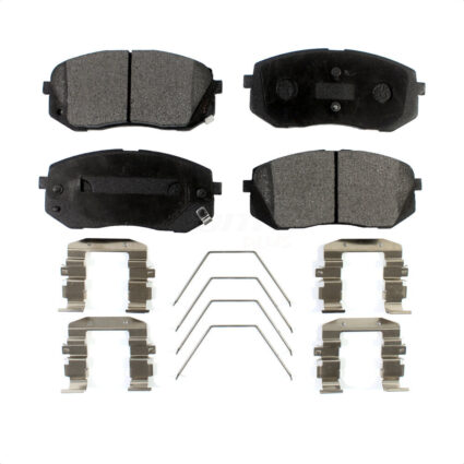 Front Semi-Metallic Disc Brake Pads PPF-D1855 For Hyundai Kona Kia Seltos Sonata Forte Elantra GT EV
