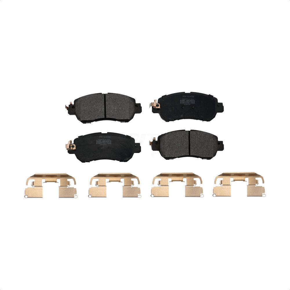 Front Semi-Metallic Disc Brake Pads PPF-D2038 For Nissan Kicks Versa