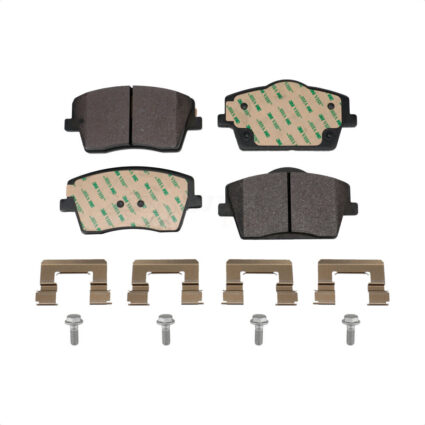Front Semi-Metallic Disc Brake Pads PPF-D2137 For 19-23 Volvo XC40 With 322mm Diameter Rotor