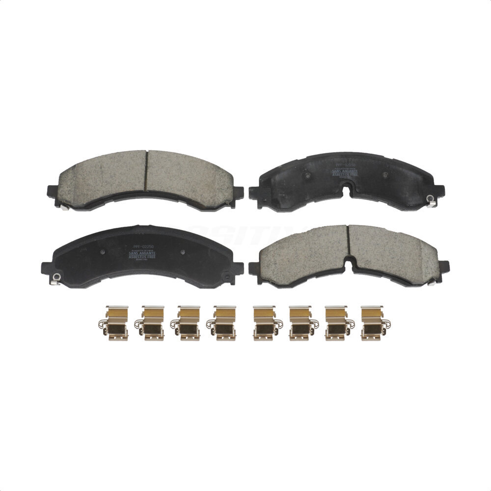 Semi-Metallic Disc Brake Pads PPF-D2250 For GMC Chevrolet Sierra 2500 HD Silverado 3500 EV