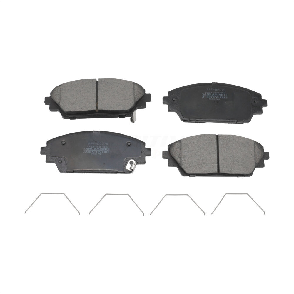 Front Semi-Metallic Disc Brake Pads PPF-D2275 For 2020-2023 Mazda CX-30