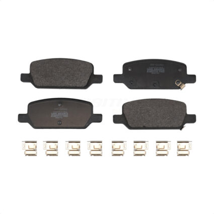 Rear Semi-Metallic Disc Brake Pads PPF-D2283 For Tesla 3 Y With Gray Painted Calipers