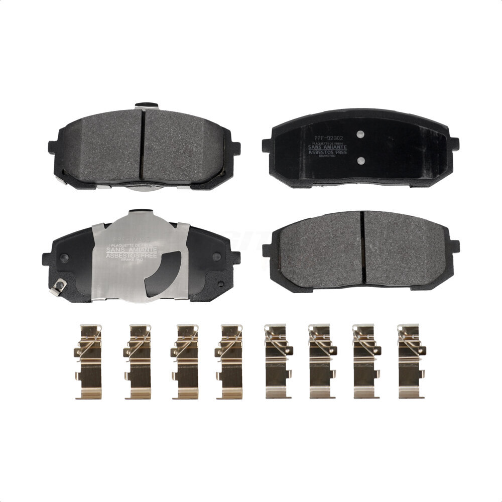 Front Semi-Metallic Disc Brake Pads PPF-D2302 For Hyundai Elantra Sonata Kia K5