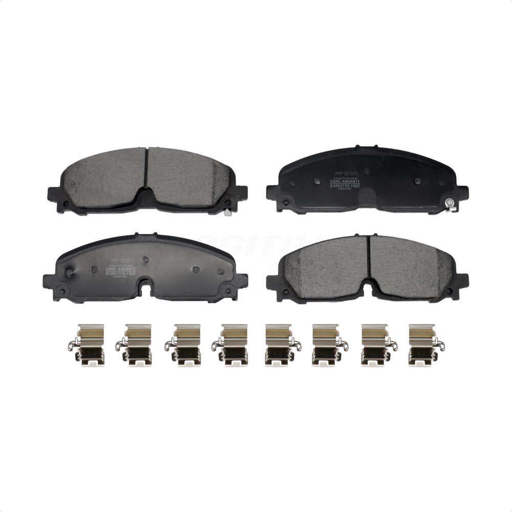 Front Semi-Metallic Disc Brake Pads PPF-D2371 For Chevrolet GMC Cadillac Traverse Blazer Colorado