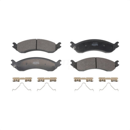 Rear Semi-Metallic Disc Brake Pads PPF-D2406 For GMC Chevrolet Savana 2500 Express 3500 4500