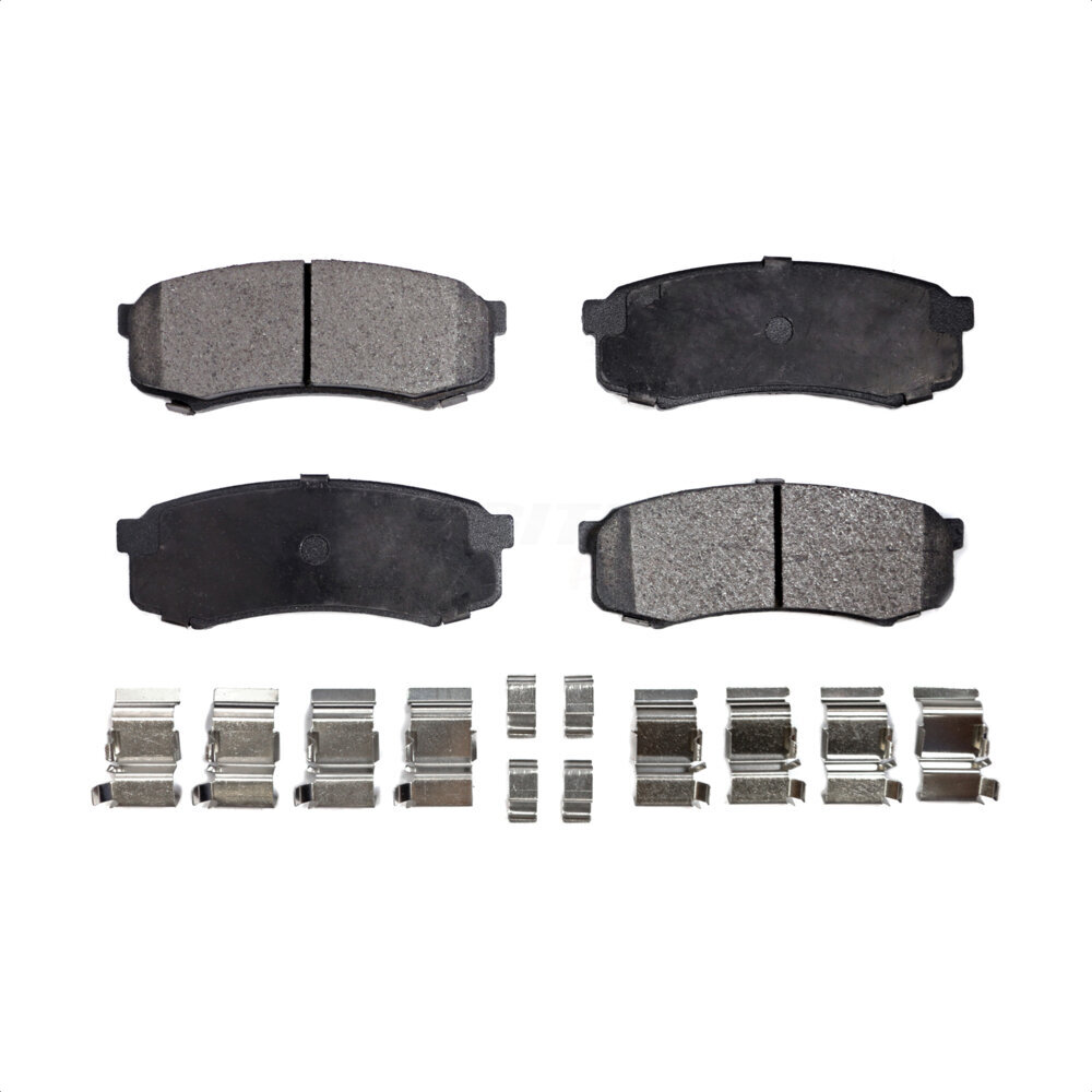 Rear Semi-Metallic Disc Brake Pads PPF-D606 For Toyota 4Runner FJ Cruiser Lexus GX460 Sequoia GX470