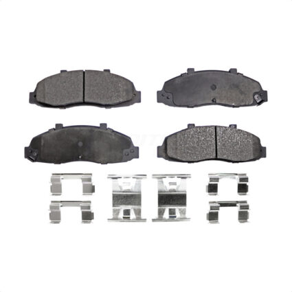 Front Semi-Metallic Disc Brake Pads PPF-D679 For Ford F-150 Heritage Lincoln Blackwood
