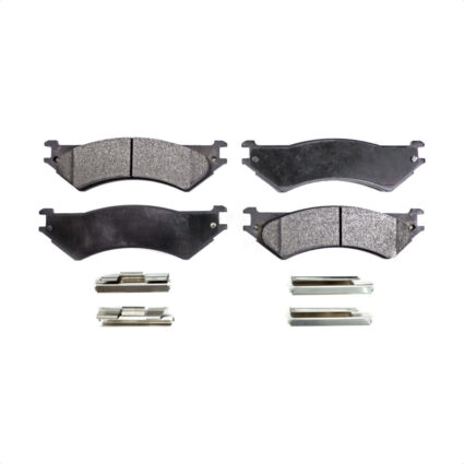 Rear Semi-Metallic Disc Brake Pads PPF-D802 For Ford E-350 Super Duty E-250 Econoline F-150 Heritage