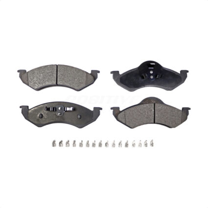 Front Semi-Metallic Disc Brake Pads PPF-D820 For 2000-2002 Dodge Dakota Durango