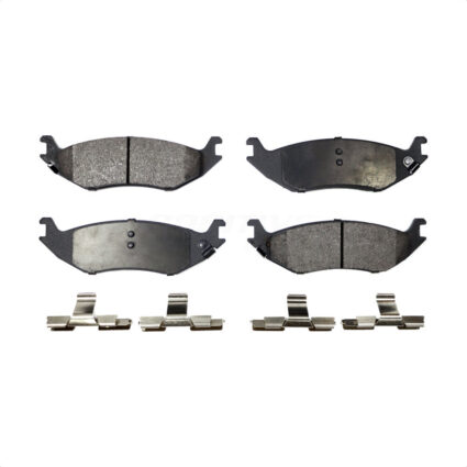 Rear Semi-Metallic Disc Brake Pads PPF-D898 For Dodge Ram 1500