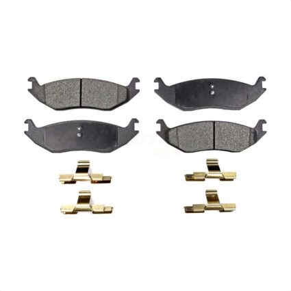 Rear Semi-Metallic Disc Brake Pads PPF-D967 For Ram 1500 Classic Dodge Durango Chrysler Aspen Van