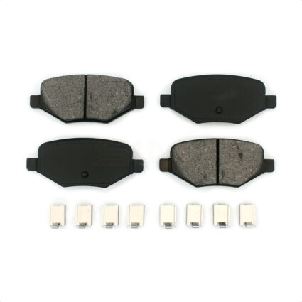 Rear Semi-Metallic Disc Brake Pads SIM-1377 For Ford Explorer Edge Flex Lincoln Taurus MKX Police