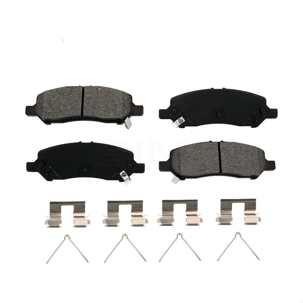 Rear Semi-Metallic Disc Brake Pads SIM-1647 For 2013-2016 Dodge Dart