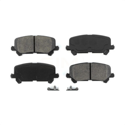 Rear Semi-Metallic Disc Brake Pads SIM-1724 For Honda Pilot Ridgeline Acura MDX Passport