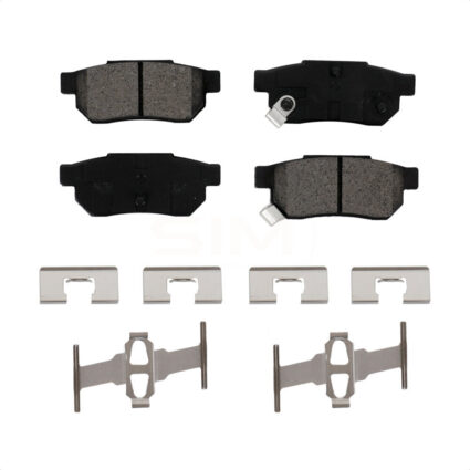 Rear Semi-Metallic Disc Brake Pads SIM-374 For Honda Fit Civic Acura Integra del Sol EL Prelude CRX