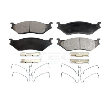 Ceramic Disc Brake Pads TEC-1066 For Ford F-450 Super Duty F-550 International TerraStar F-53 IC LCF