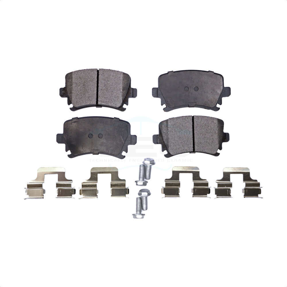 Rear Ceramic Disc Brake Pads TEC-1108 For Volkswagen Tiguan Jetta Audi GTI Rabbit A4 Quattro Passat