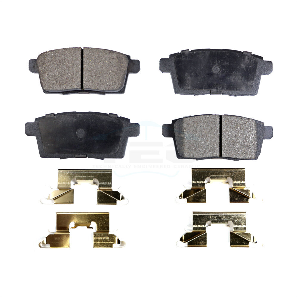 Rear Ceramic Disc Brake Pads TEC-1259 For Mazda Ford Edge CX-7 CX-9 Lincoln MKX