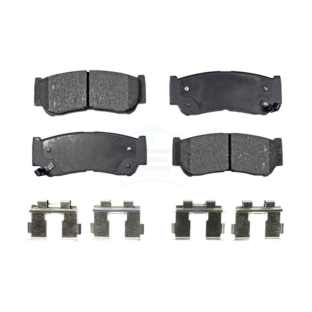 Rear Ceramic Disc Brake Pads TEC-1297 For 2007-2009 Hyundai Santa Fe