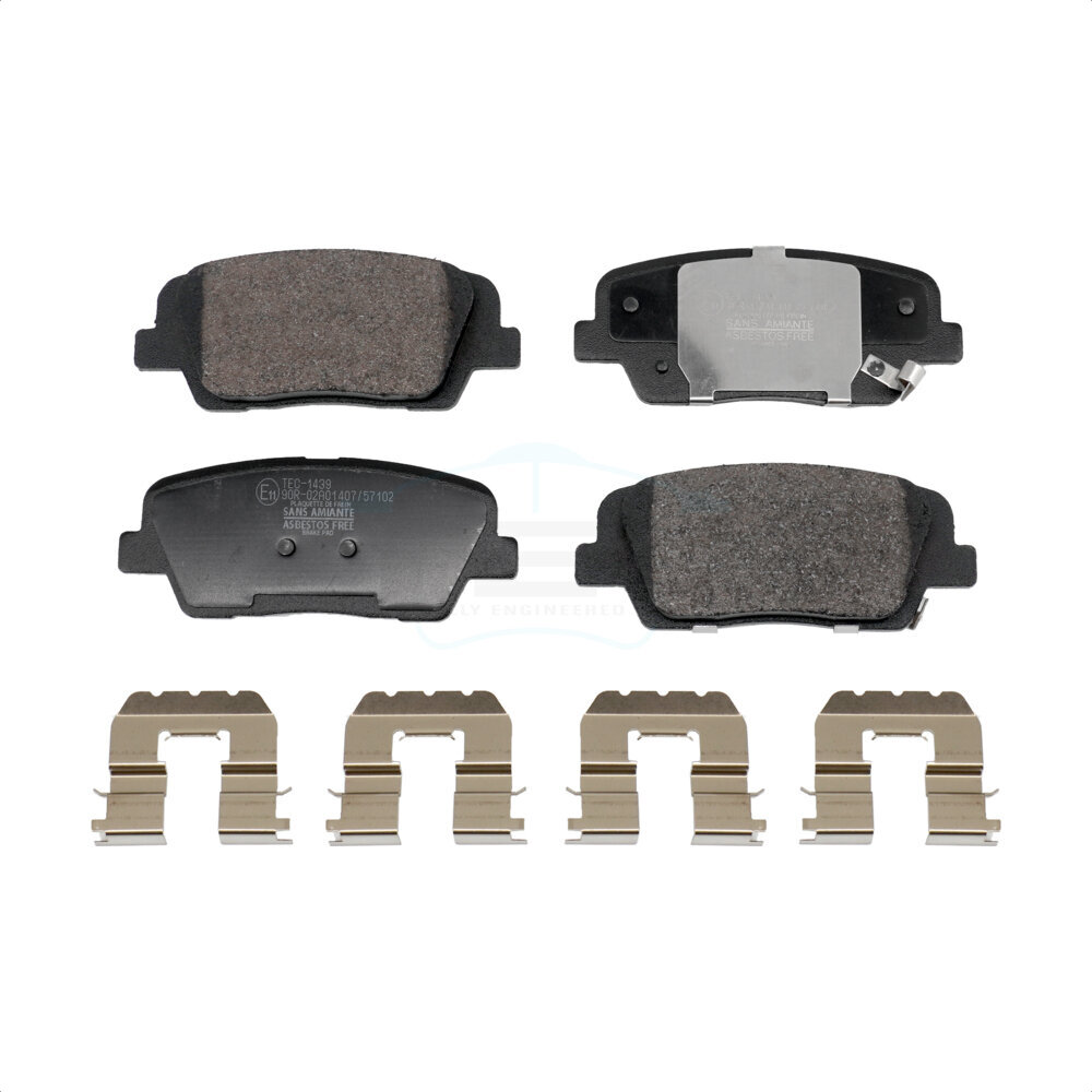 Rear Ceramic Disc Brake Pads TEC-1439 For Hyundai Santa Fe Sport Kia Sorento XL