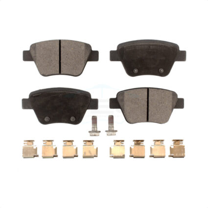 Rear Ceramic Disc Brake Pads TEC-1456 For Volkswagen Jetta Golf Beetle Passat GTI Audi Eos A3