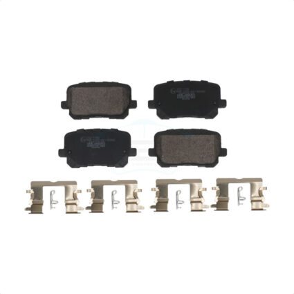 Rear Ceramic Disc Brake Pads TEC-1766 For 14-23 Dodge Charger RWD With 370mm Diameter Front Rotor