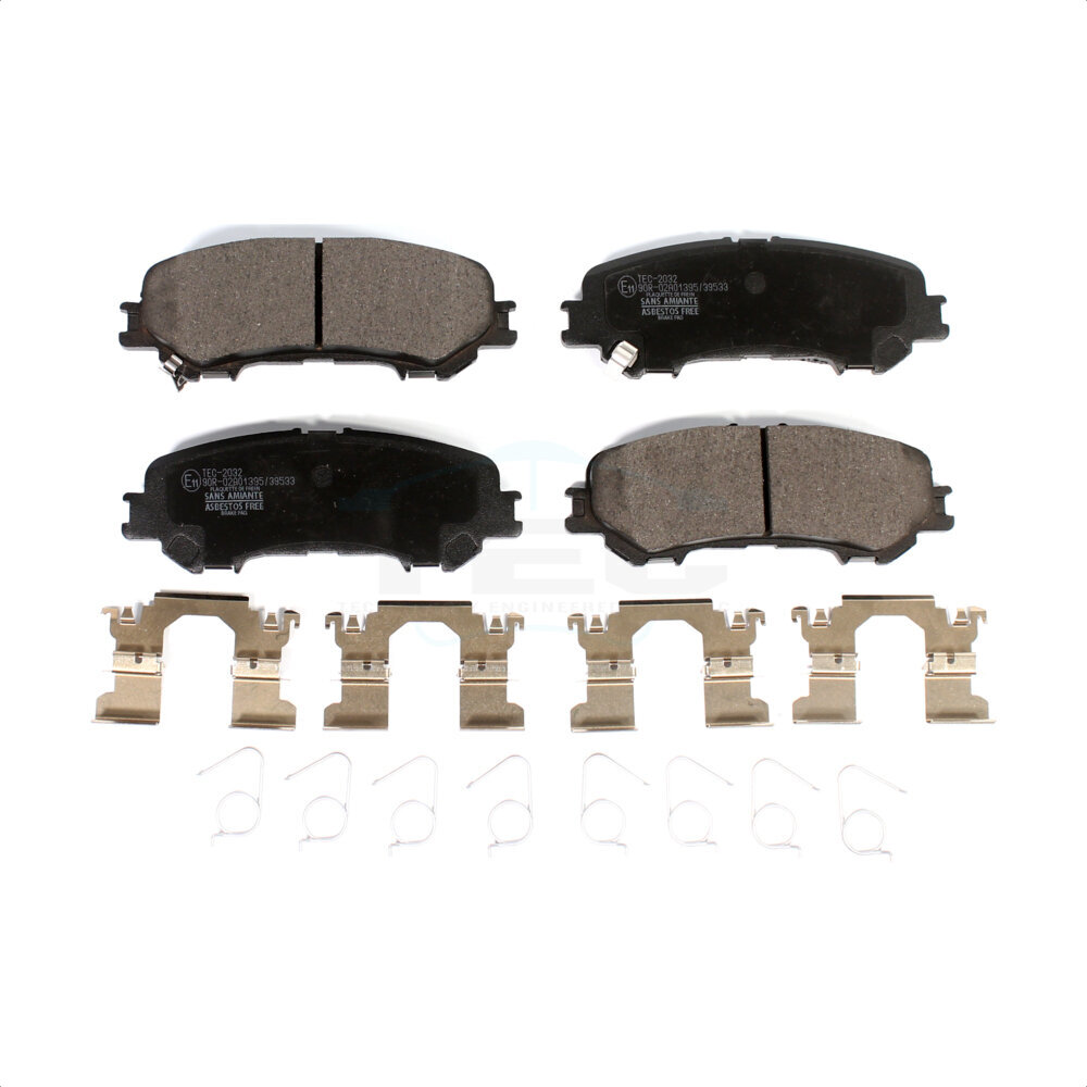 Rear Ceramic Disc Brake Pads TEC-2032 For 2017-2023 Nissan TITAN