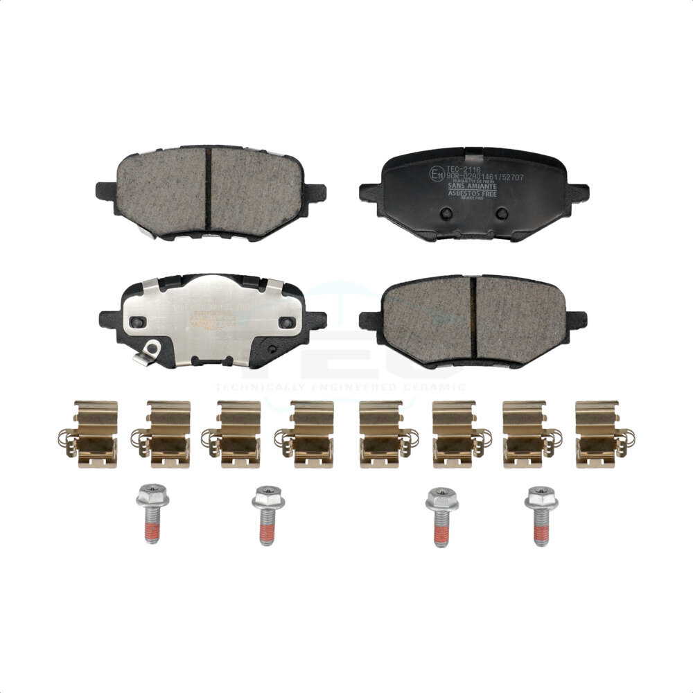 Rear Ceramic Disc Brake Pads TEC-2116 For Honda HR-V Clarity