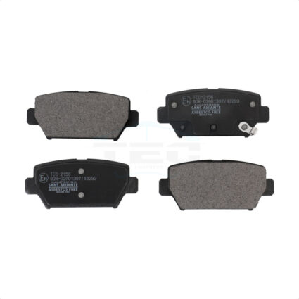Rear Ceramic Disc Brake Pads TEC-2156 For Mitsubishi Eclipse Cross With Manual Parking