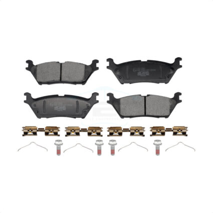 Rear Ceramic Disc Brake Pads TEC-2383 For Ford F-150 Bronco Lightning Expedition Lincoln Navigator